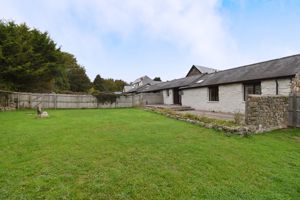 Rear elevation and enclosed garden - click for photo gallery